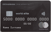 Ощадбанк — Карта «Преміальна картка» MasterCard World Elite гривнi