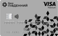 Банк Пiвденний — Картка «Мрiйка» Visa Platinum гривнi
