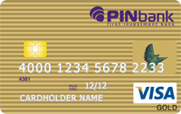 PINbank — Картка «Зарплатна з овердрафтом» Visa Gold гривнi