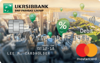 УкрСибБанк — Карта «Зарплатна» MasterCard Debit Contactless гривнi