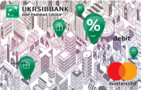 УкрСибБанк — Карта «Соціальна» MasterCard Debit гривнi
