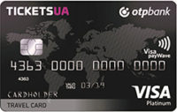ОТП Банк - Картка «Для мандрівників. Tickets Travel Card» Visa Platinum євро