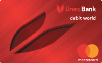 Юнекс Банк — Картка «Кредитна картка для нових клієнтів» MasterCard World гривні