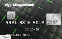 Укргазбанк — Картка «Еко-кредитка» MasterCard Debit гривнi