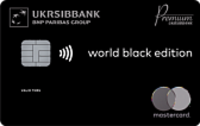 УкрСибБанк — Карта «Black Edition» MasterCard Gold Contactless долари