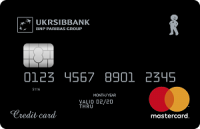 УкрСибБанк — Картка «Шоппiнг Картка 80» MasterCard Standard гривнi