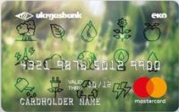 Укргазбанк — Картка «Еко-кредитка» MasterCard Standard гривнi