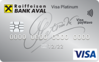 Райффайзен Банк Аваль - Карта «Для приватних клієнтів» Visa Platinum Paywave долари