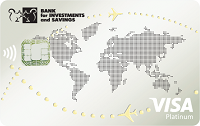 Банк інвестицій та заощаджень – Карта «Platinum VIP» Visa Platinum долари