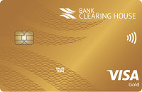 Банк Кліринговий дім – Карта для виплат Visa Gold гривні