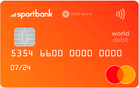 Sportbank – Картка Mastercard World Debit гривні
