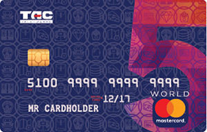 Таскомбанк — Карта «Большая пятерка» MasterCard World гривны
