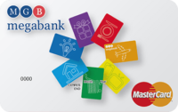 МЕГАБАНК — Карта «Кредитная» MasterCard Standard Debit гривны