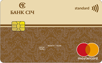 Банк Сич – Карта MasterCard Standard 